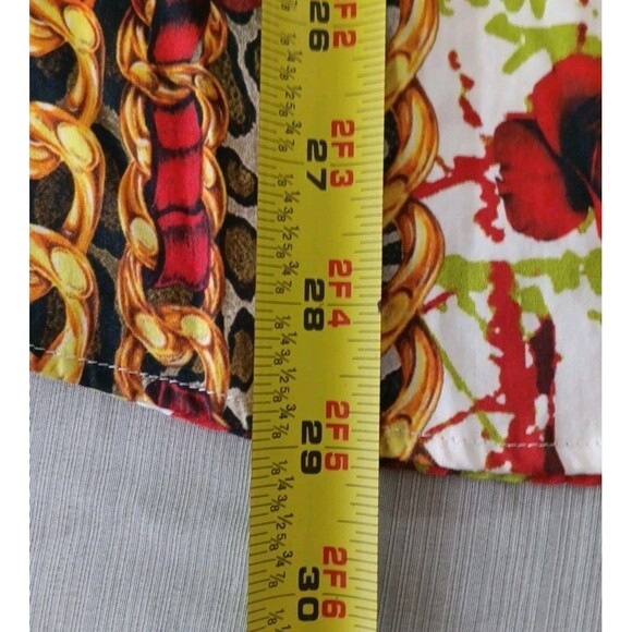 Barnabas MEN'S Shirt Size Large Leopard Roses Chains Art Button Down Longsleeve - Picture 5 of 6